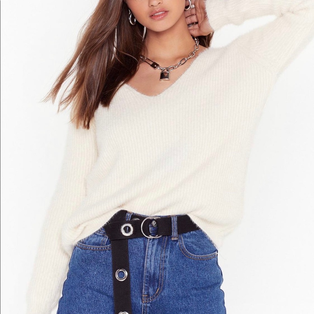 Knit sweater
